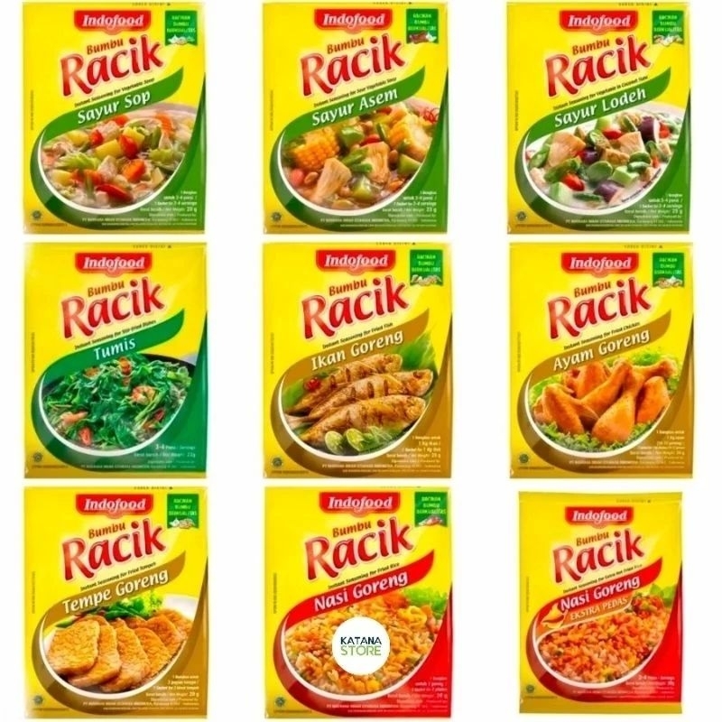 

bumbu racik indofood(isi 10 sachet)