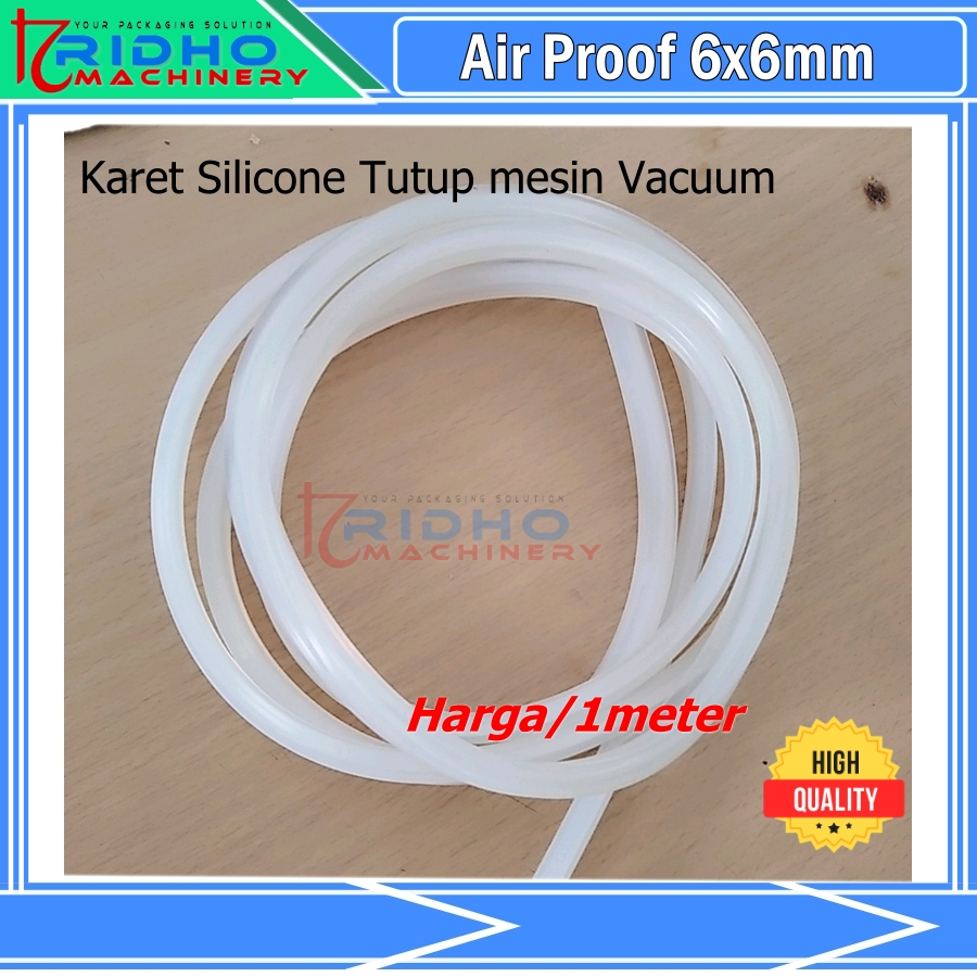 6x8mm Air Proof Silicone Mesin Vacuum Sealer Karet Silicon Penutup Kaca Mesin Vacum Sealer