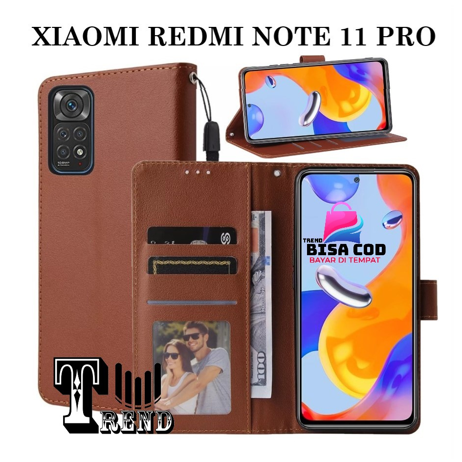 FLIP  COVER XIAOMI REDMI NOTE 11 PRO LEATHER CASE FLIP XIAOMI REDMI NOTE 11 PRO FLIP CASE TIPE BARU 