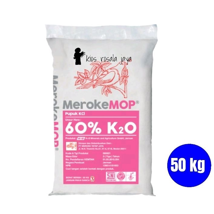 Pupuk KCL Meroke MOP 50 kg ORI
