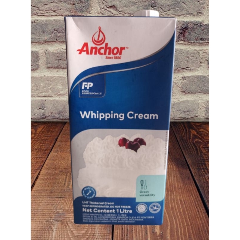 

whipping cream anchor 1ltr