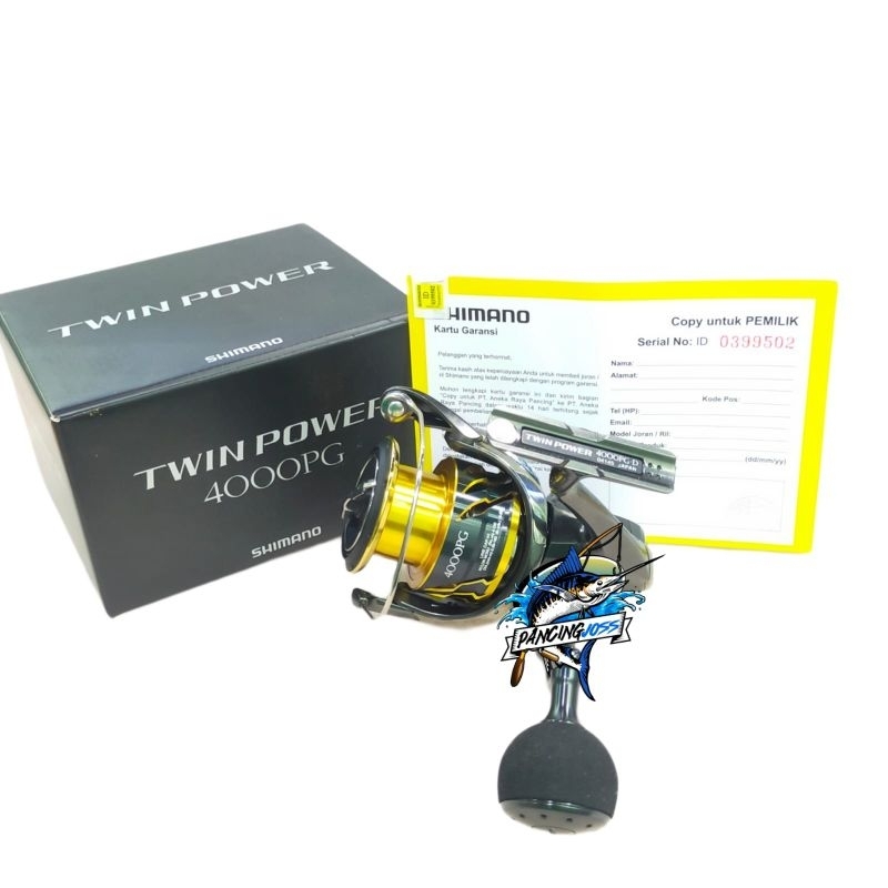 REEL SHIMANO TWIN POWER FD 4000PG NEW 2020 JAPAN GARANSI RESMI 1 TAHUN | REEL PANCING | REEL SPINNIN