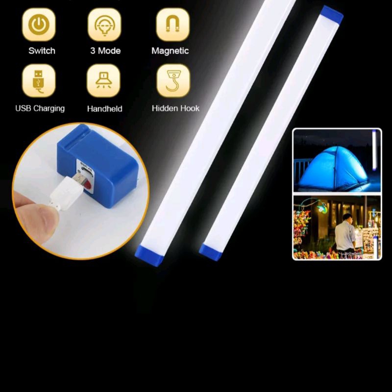 Lampu emergency LED tahan lama model LED Neon Panjang