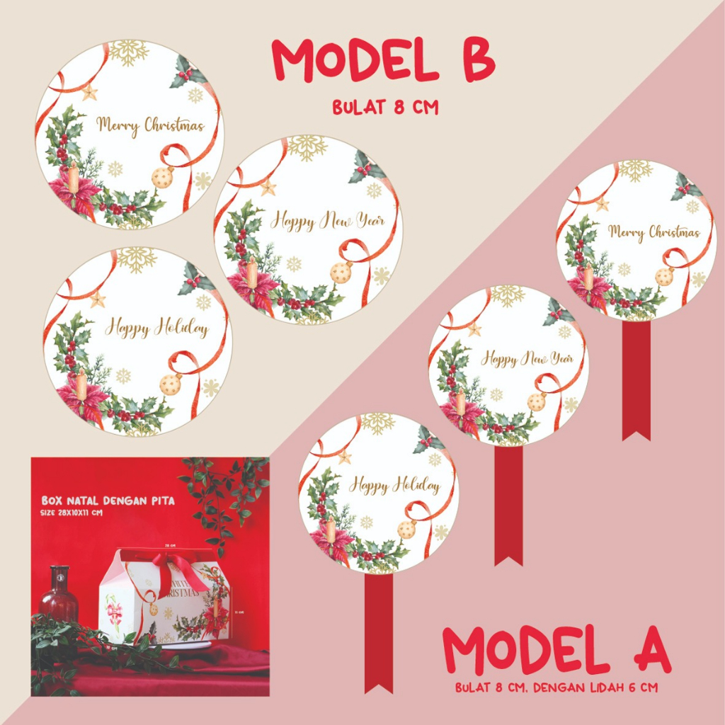 

STIKER TOPLES NATAL BULAT 1 SET ISI 3 MODEL B