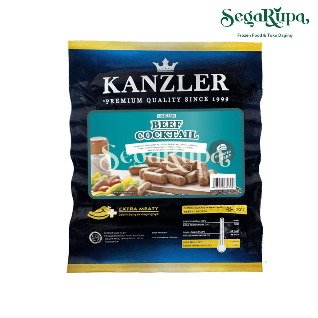 

KANZLER BEEF COCKTAIL 250 GR - SEGARUPA FROZEN FOOD & TOKO DAGING