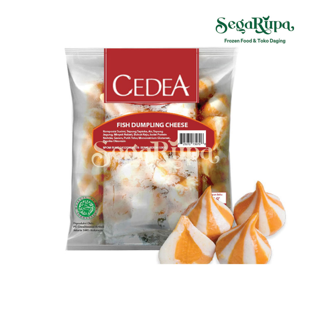 

CEDEA DUMPLING CHESE 500gr - SEGARUPA FROZEN FOOD & TOKO DAGING