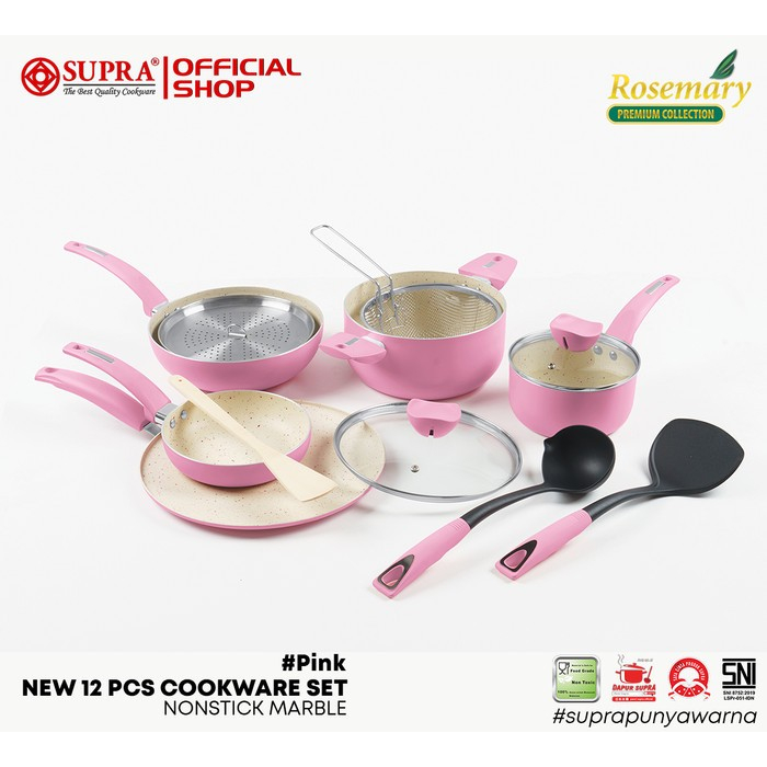 Panci set supra 12pc cookware set supra original