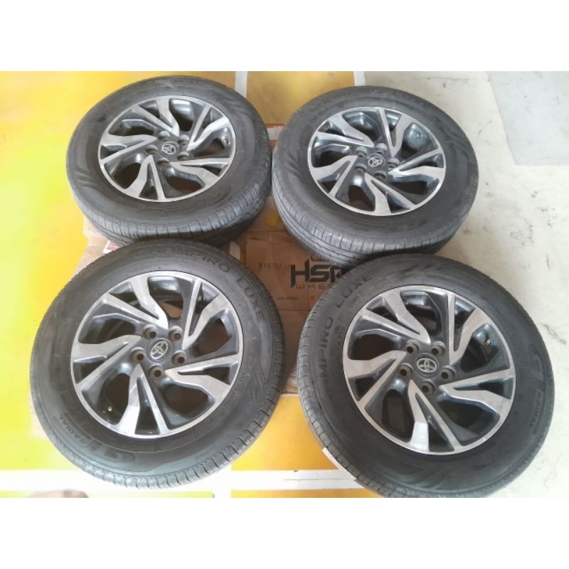 Velg mobil bekas Original copotan new inova Reborn facelift ring 16 pcd 5x114.3 plus ban Gt radial 2