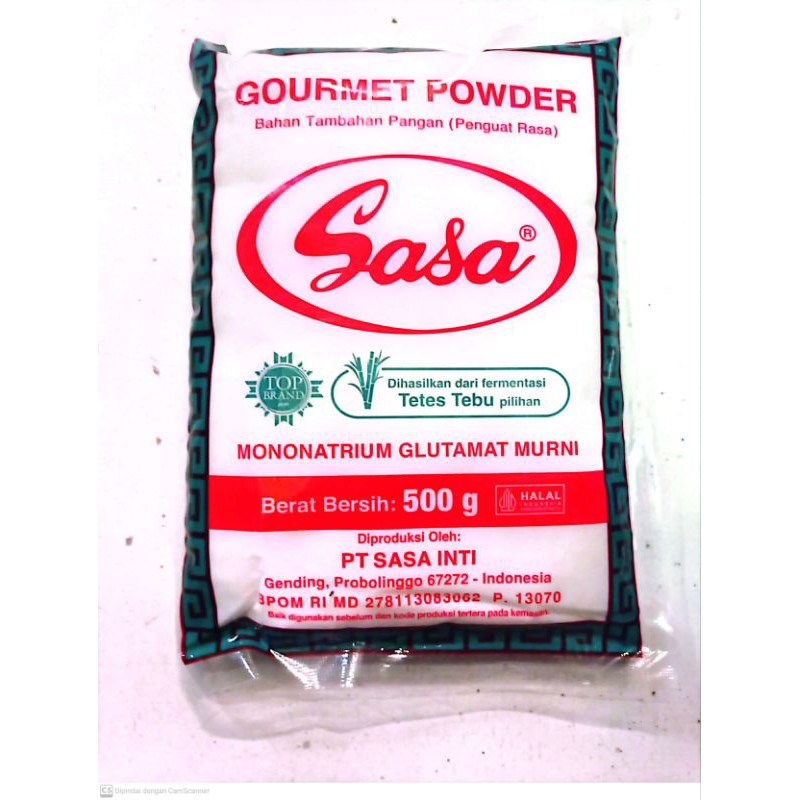 

Sasa MSG 500 gr