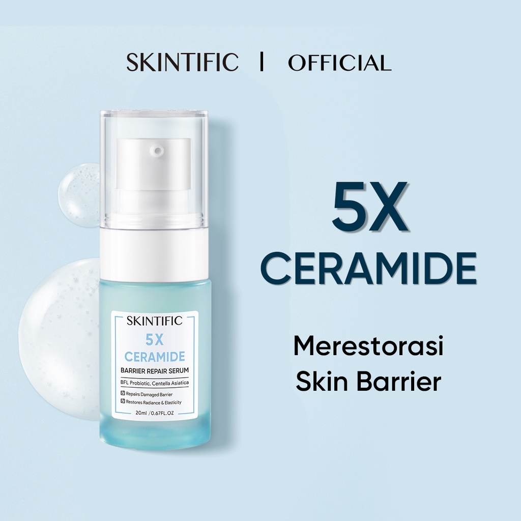 SKINTIFIC 5X Ceramide Serum Skin Barrier Face Serum 20ml