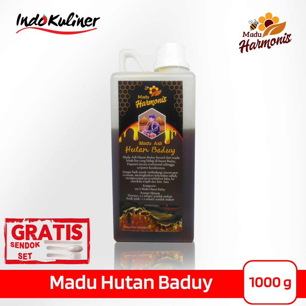 

Indokuliner Harmonis Madu Odeng Baduy 1Kg 1000Gr ASLI