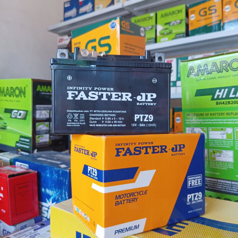 Aki Ninja 250 FASTER PTZ9 YTX9BS