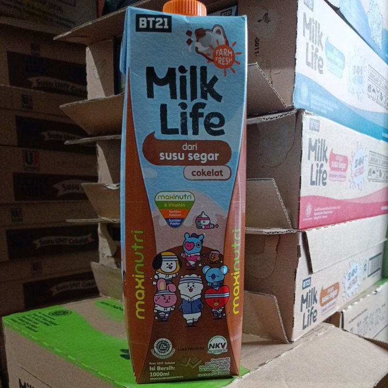 

MilkLife susu segar UHT 1000ml cokelat