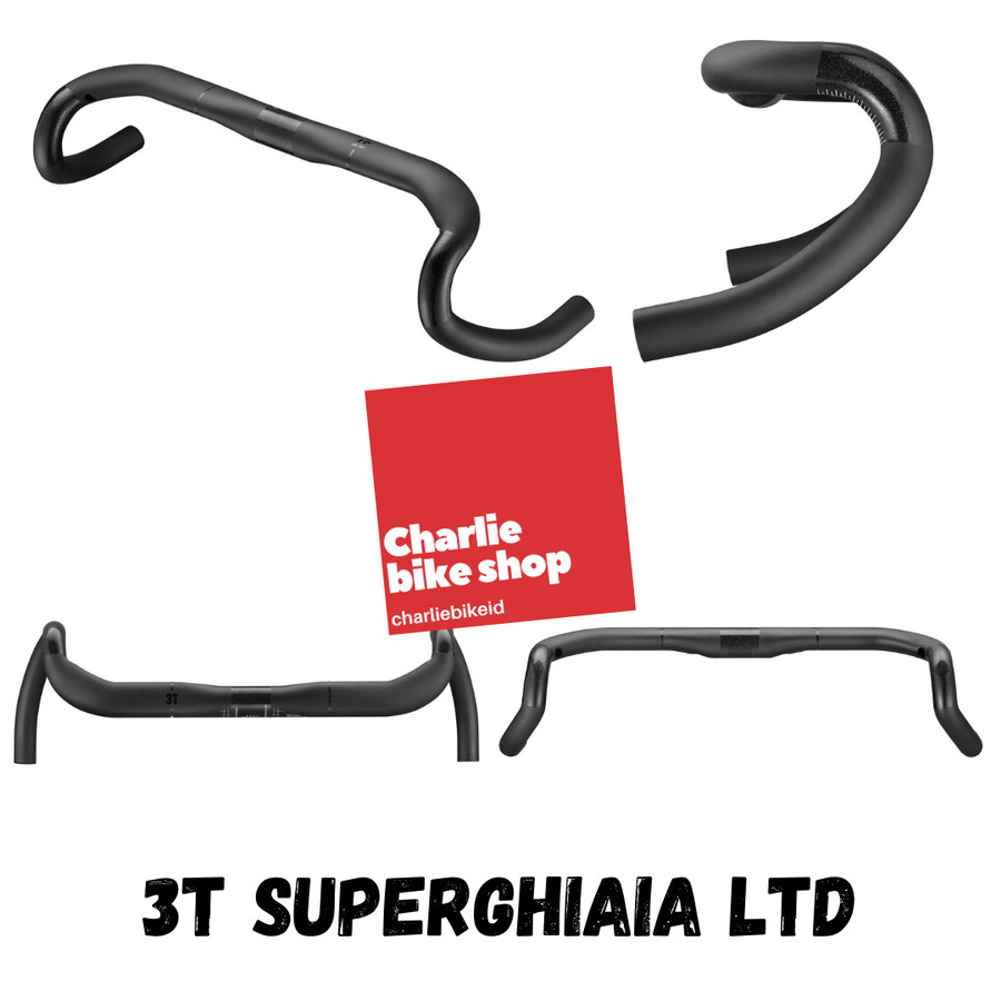 Handlebar Drop Bar 3T Superghiaia LTD Stealth - GRAVEL DROPBAR