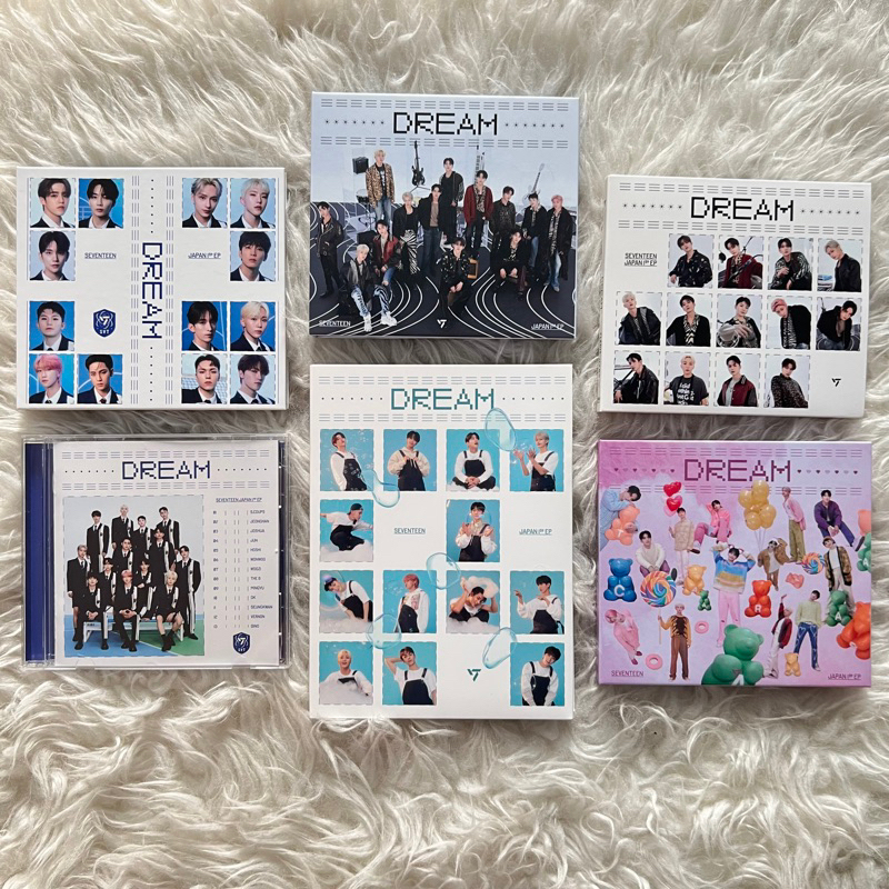 [ READY ALBUM ONLY / UNSEALED ] SEVENTEEN 1st Japan EP “DREAM” Clearance CD DVD Photobook Album - Sc