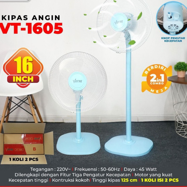 [ VT-1605 ] VOTRE / ADVANCE KIPAS BERDIRI 1605/STAN FAN