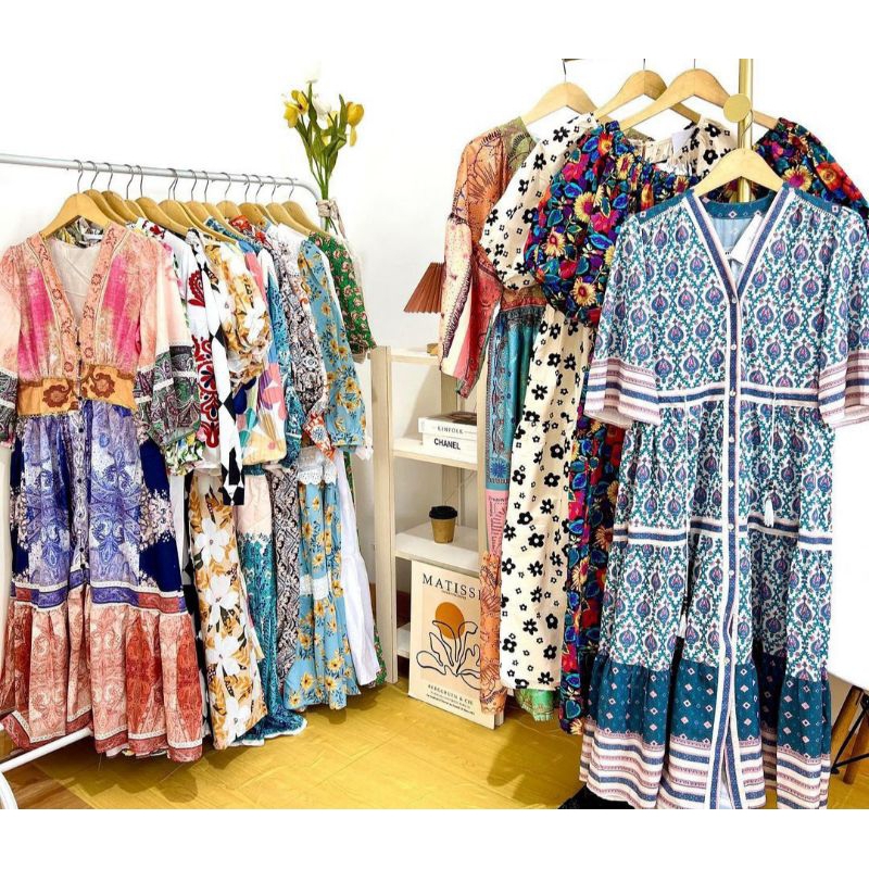 Gamis BKK Dress Bangkok Premium Original Imp Gamis Lebaran Gamis Pesta Gamis Kekinian