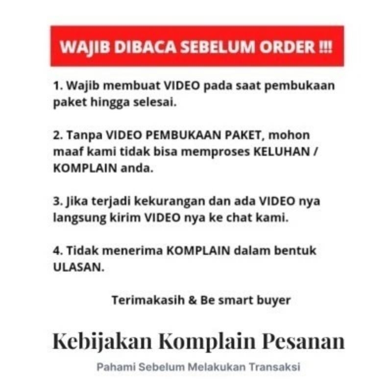 

KEBIJAKAN KOMPLAIN