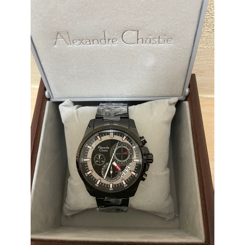 Jam tangan Alexander christie 6496 black