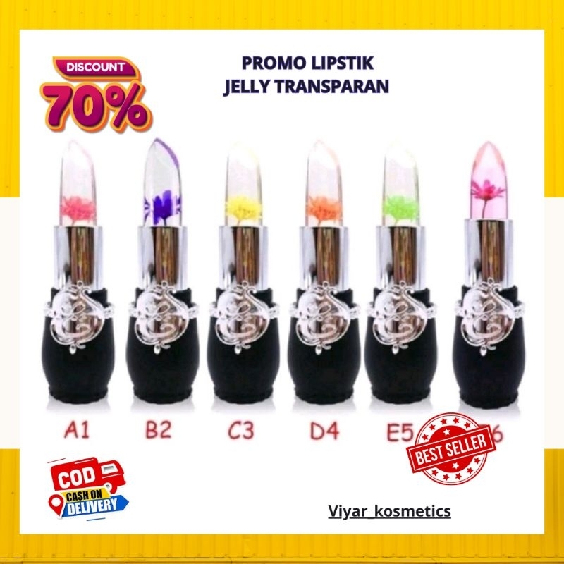 Murah Lipstik Jelly Transparan Moistorizing /Lipstik Bening/Lipstik Jelly/ Lipstik korea/Lipstik