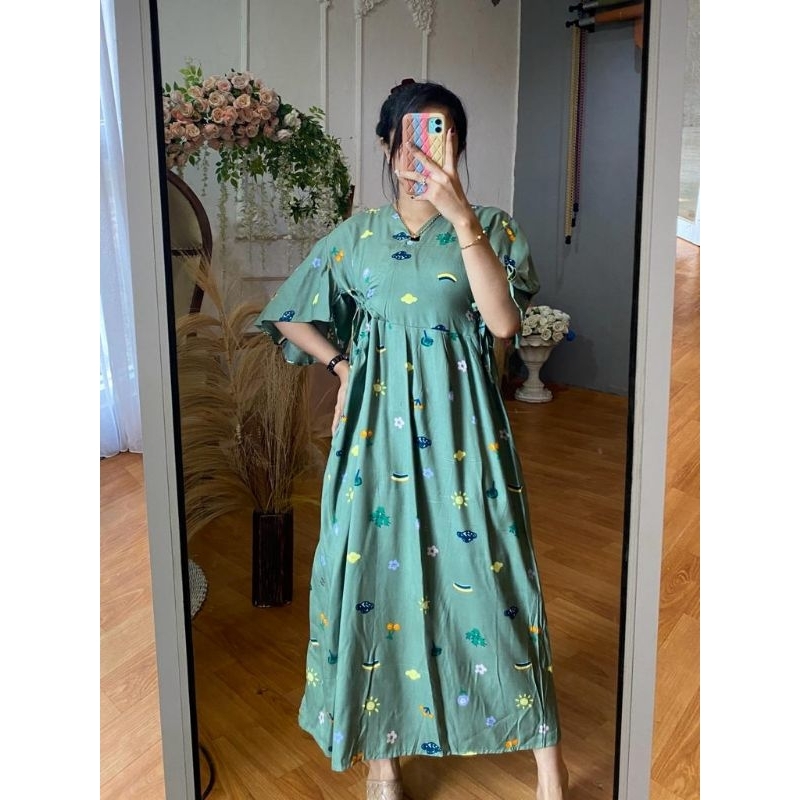 Daster Rayon Premium Semata Kaki Busui Model Kimono