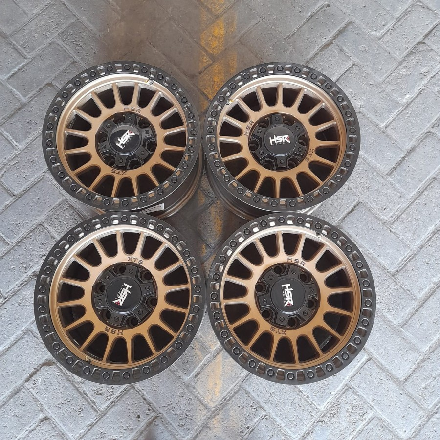VELG MOBIL BEKAS HSR XTS05 RING15 LEBAR8 HOLE6X139 ET0