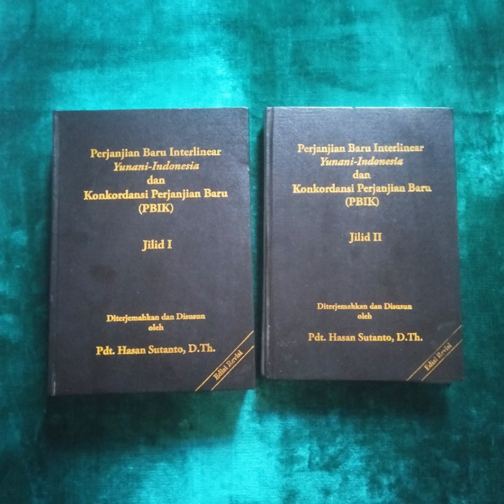 Perjanjian Baru Interlinear Yunani Indonesia & Konkordansi Perjanjian Baru (PBIK). Jilid I dan II. E