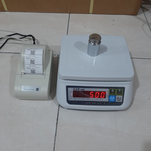 

timbangan meja printer IS DLP barcode timbangan dapur 30kg / frozen Diskon