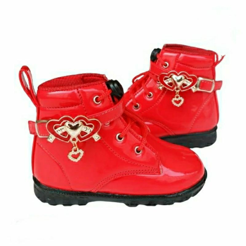 Sepatu Boot Anak Perempuan/Sepatu Pesta Anak Perempuan/ Sepatu Pesta Anak Perempuan Usia 1-5 tahun/S