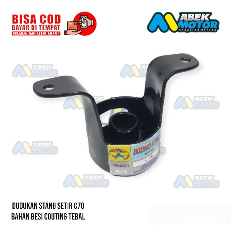 DUDUKAN PANGKON STANG SETIR HONDA C70