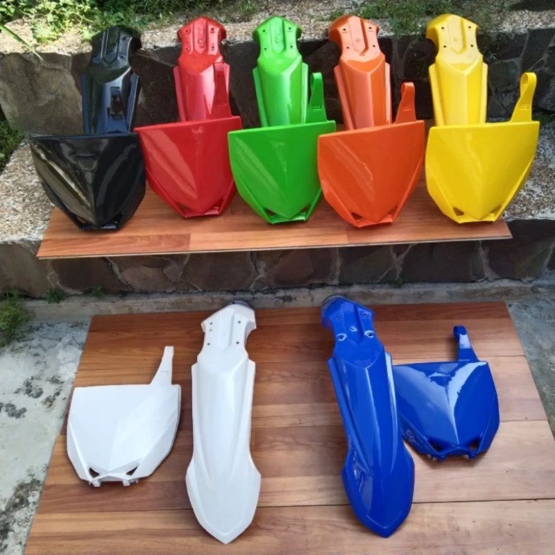 Spakbor Depan YZ 85 New Dan Papan Nomor YZ 85 New Supermoto KLX BF DTRACKER New