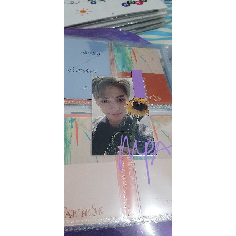 Seventeen GB Gongbang home JUN jun sunflower sunflo JUN photocard