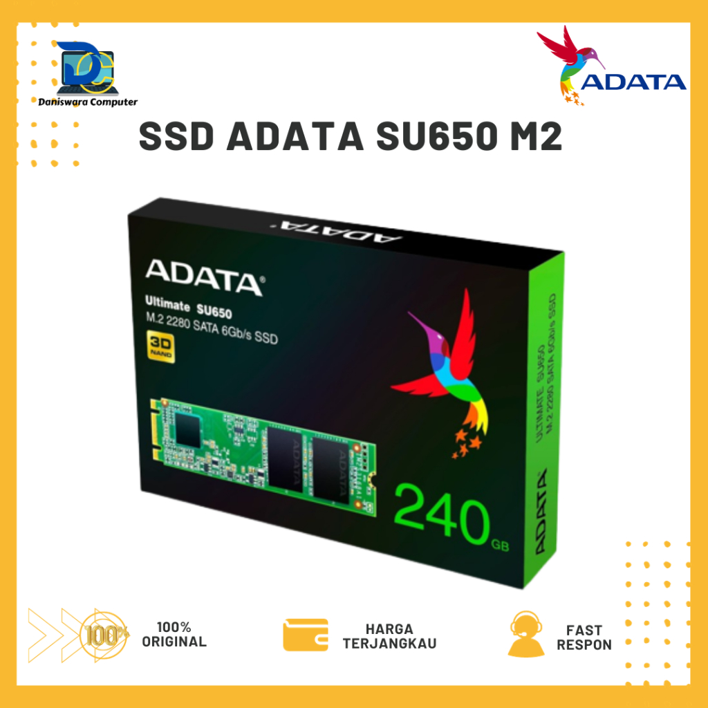 SSD Adata M.2 M2 240GB SU650