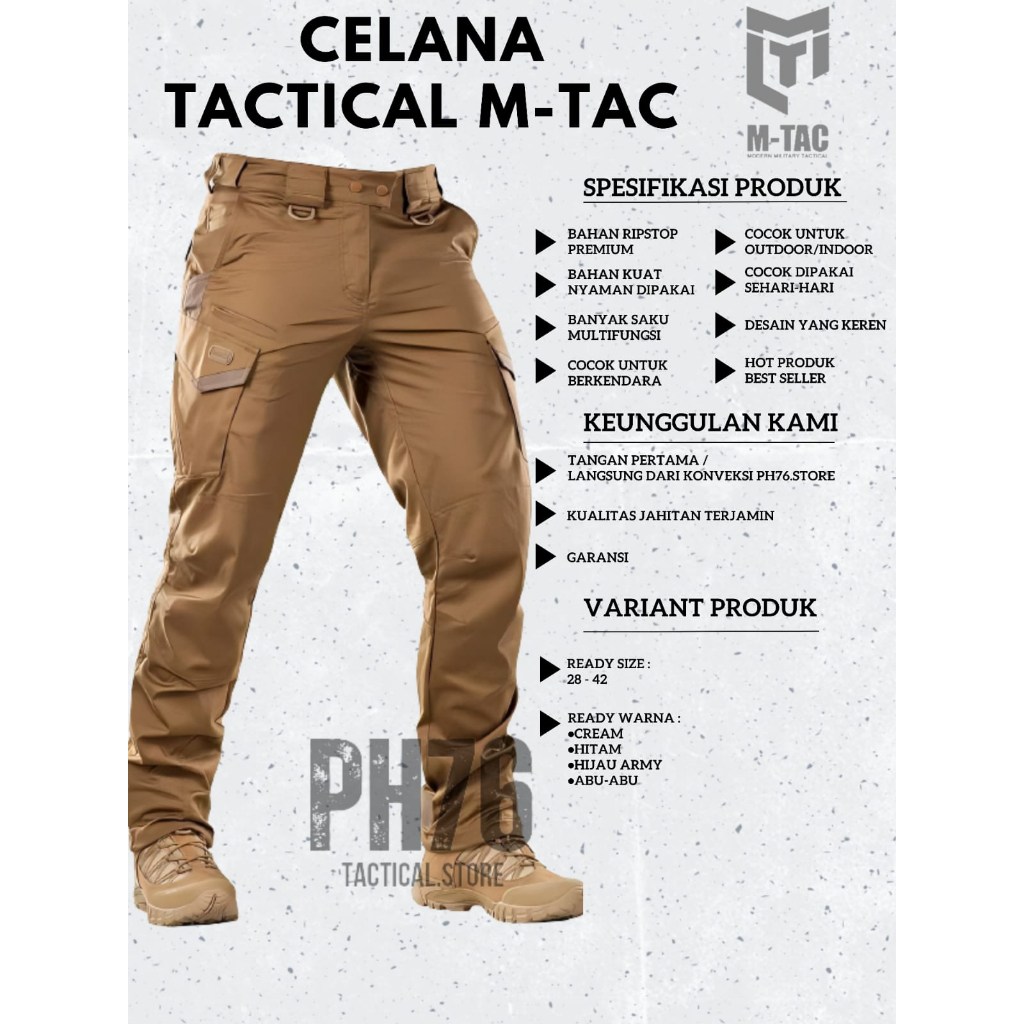 CELANA TACTICAL M-TAC / CARGO TACTICAL OUTDOOR M-TAC SERIES