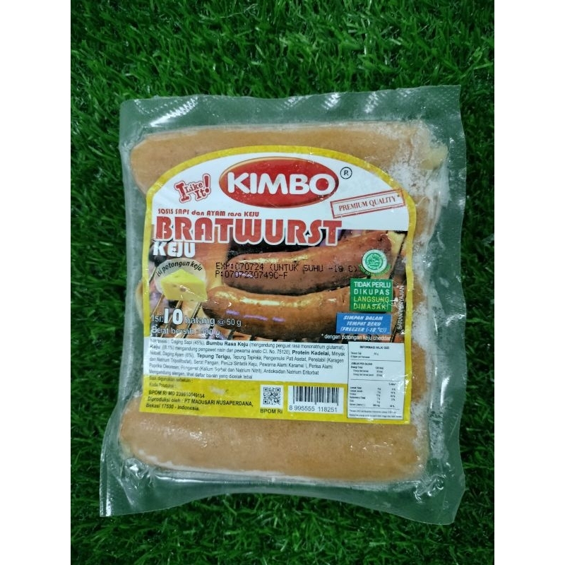 

KIMBO Bratwurst Keju 500Gr