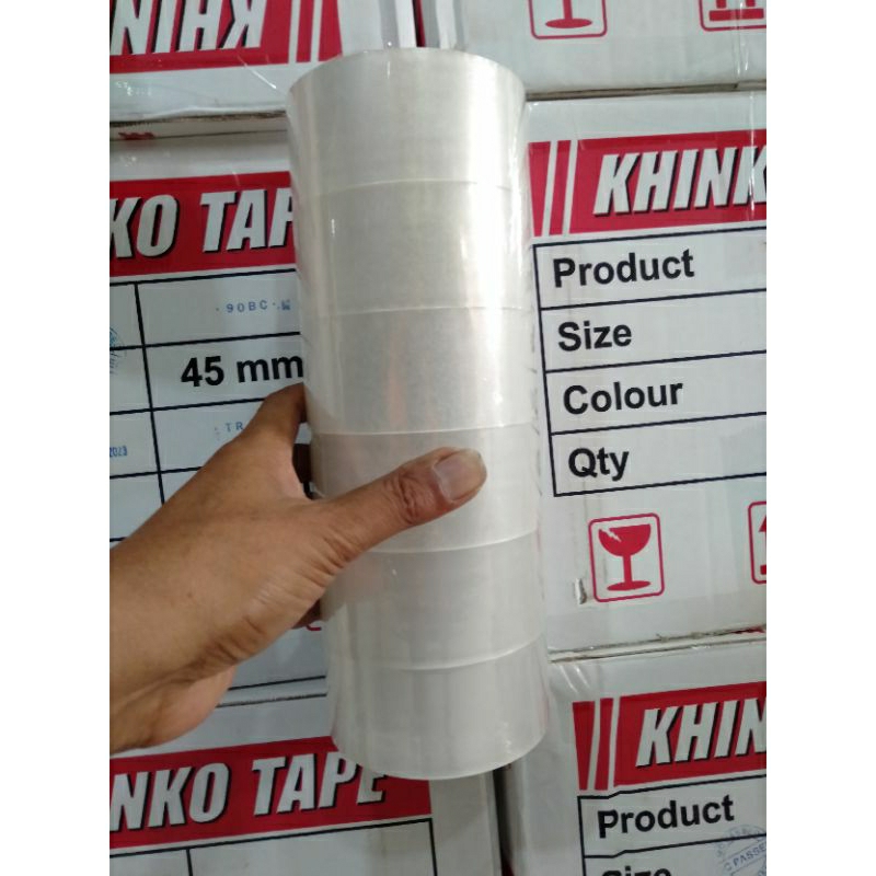 

Lakban bening 45 x 90 Yar bc termurah Ter laris