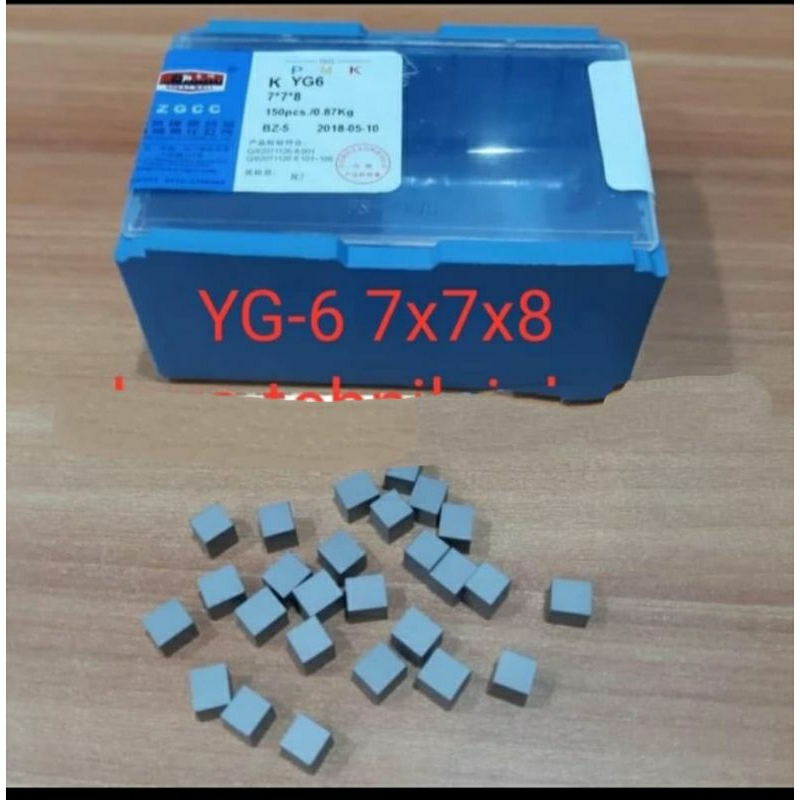 Mata widia 7x7x8 YG6 - mata pahat widia