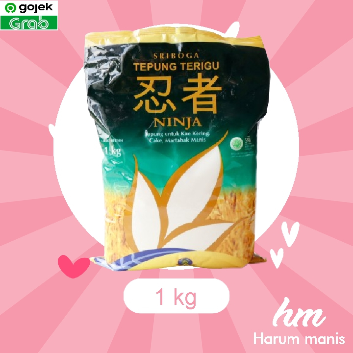 

Tepung Terigu Ninja Protein Rendah 1kg