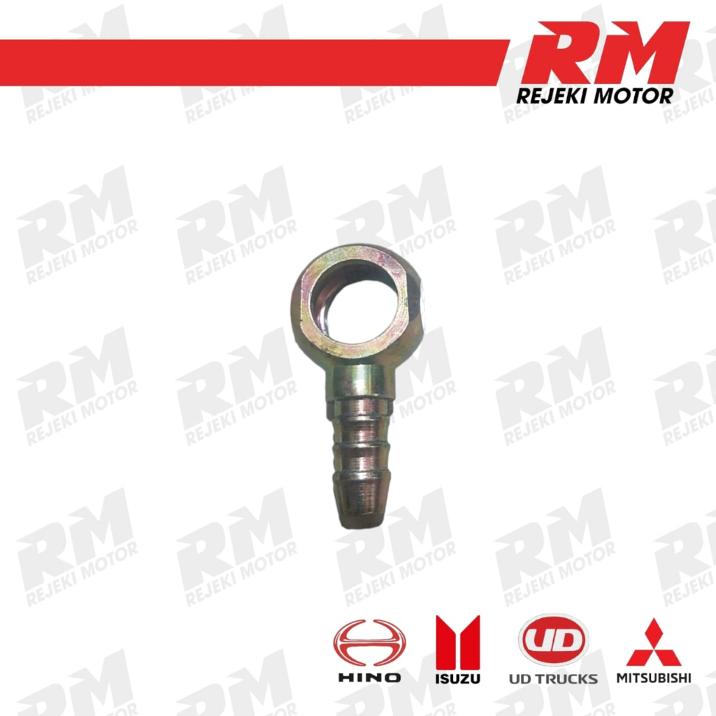 NEPEL RAKET FITTING BANJO MINYAK OLI COOLER MESIN MOTOR DIESEL 14MM