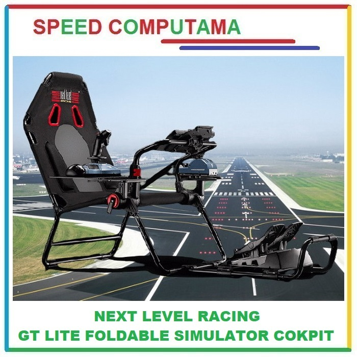 Next Level Racing Flight Simulator Lite Cockpit Kursi Gaming Sim Seat Simulator G29