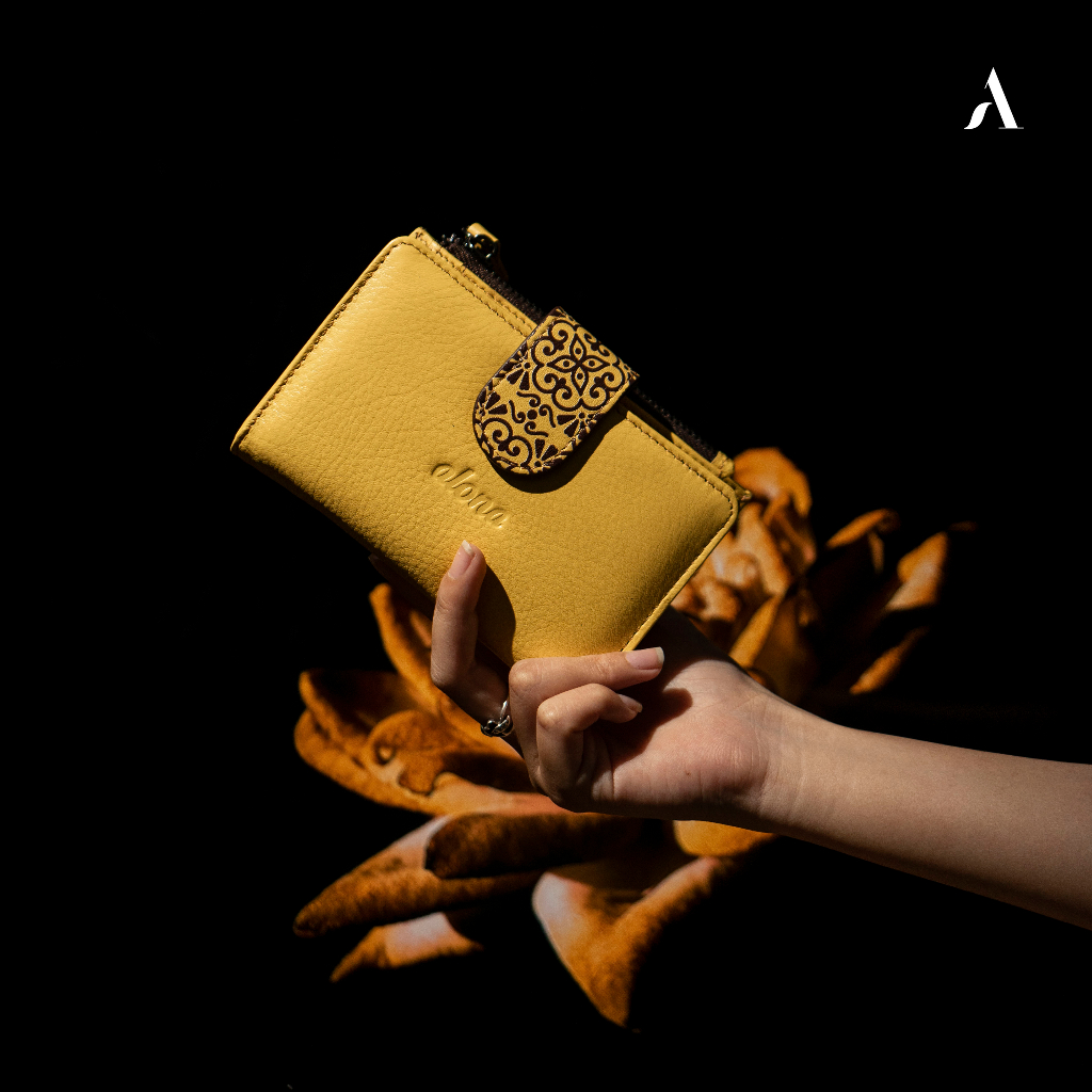 dompet wanita kulit asli ALONA SEKAR WALLET