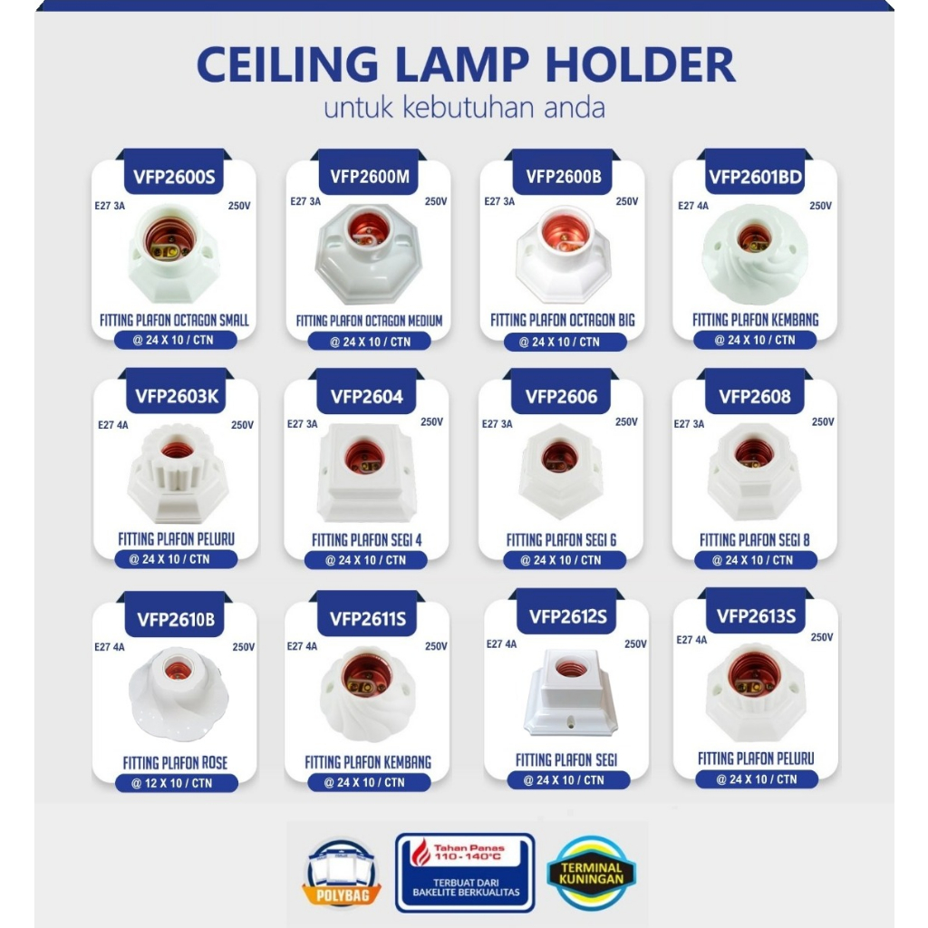 FITTING PLAFON VISALUX