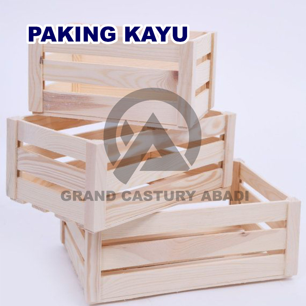packing kayu etalase