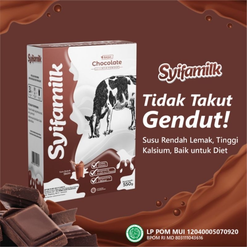 

Susu sapi syifamilk rasa coklat (Diet)