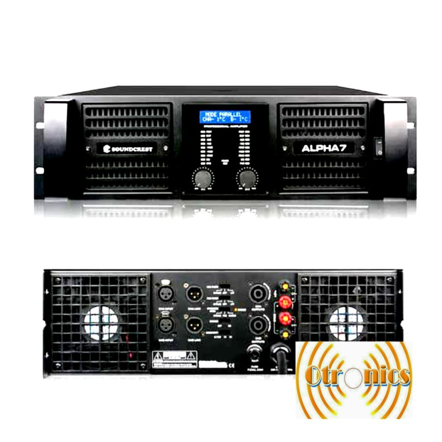 Power Amplifier Audio Soundcrest ALPHA-7 2X1800W ORIGINAL