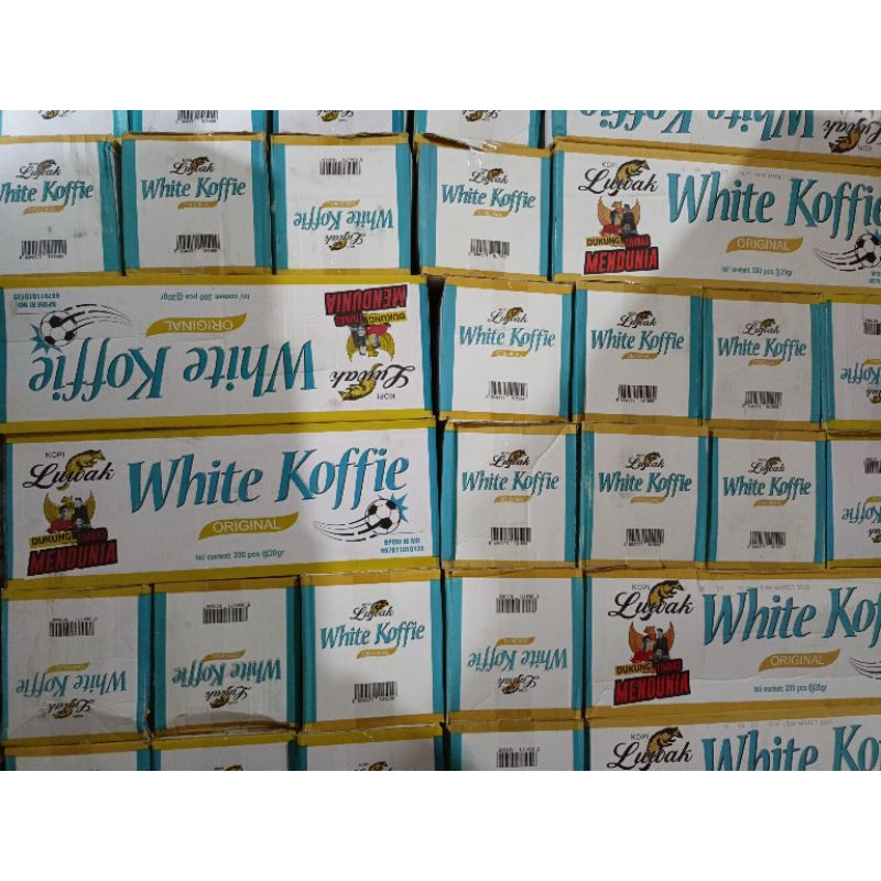 

Luwak white coffee 1 karton 12 renteng