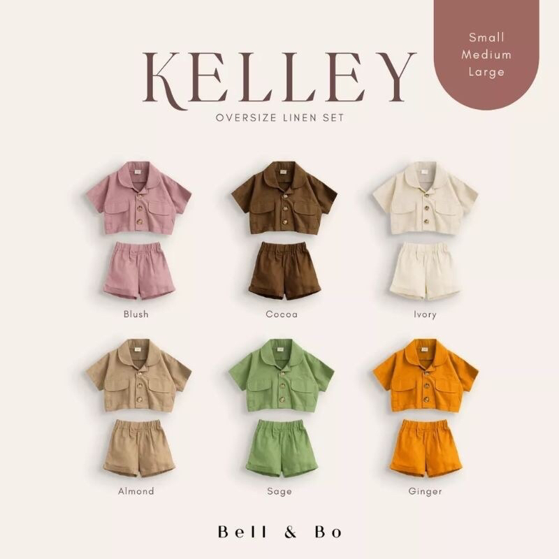 BELL AND BOO KELLEY SET - SETELAN ANAK