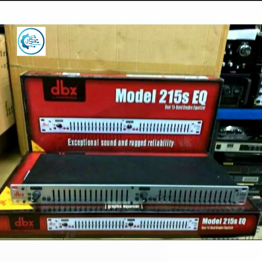 EQUALIZER DBX 215s SILVER 215S EQUALISER BARU