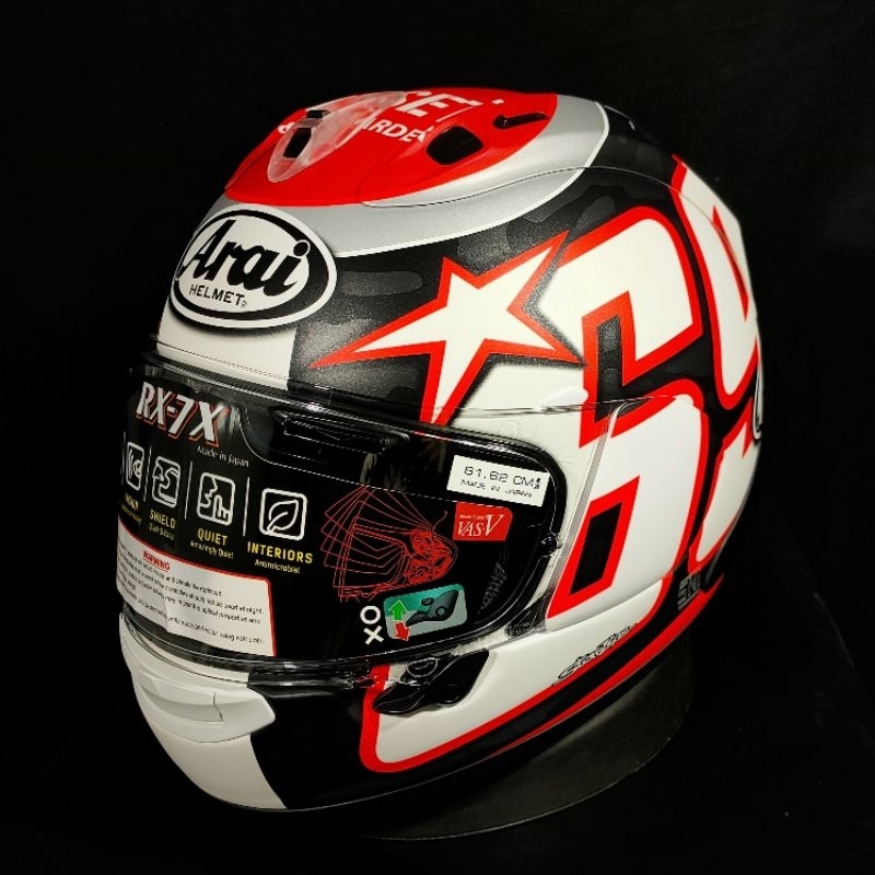 Arai RX-7X NICKY Hayden Reset GP