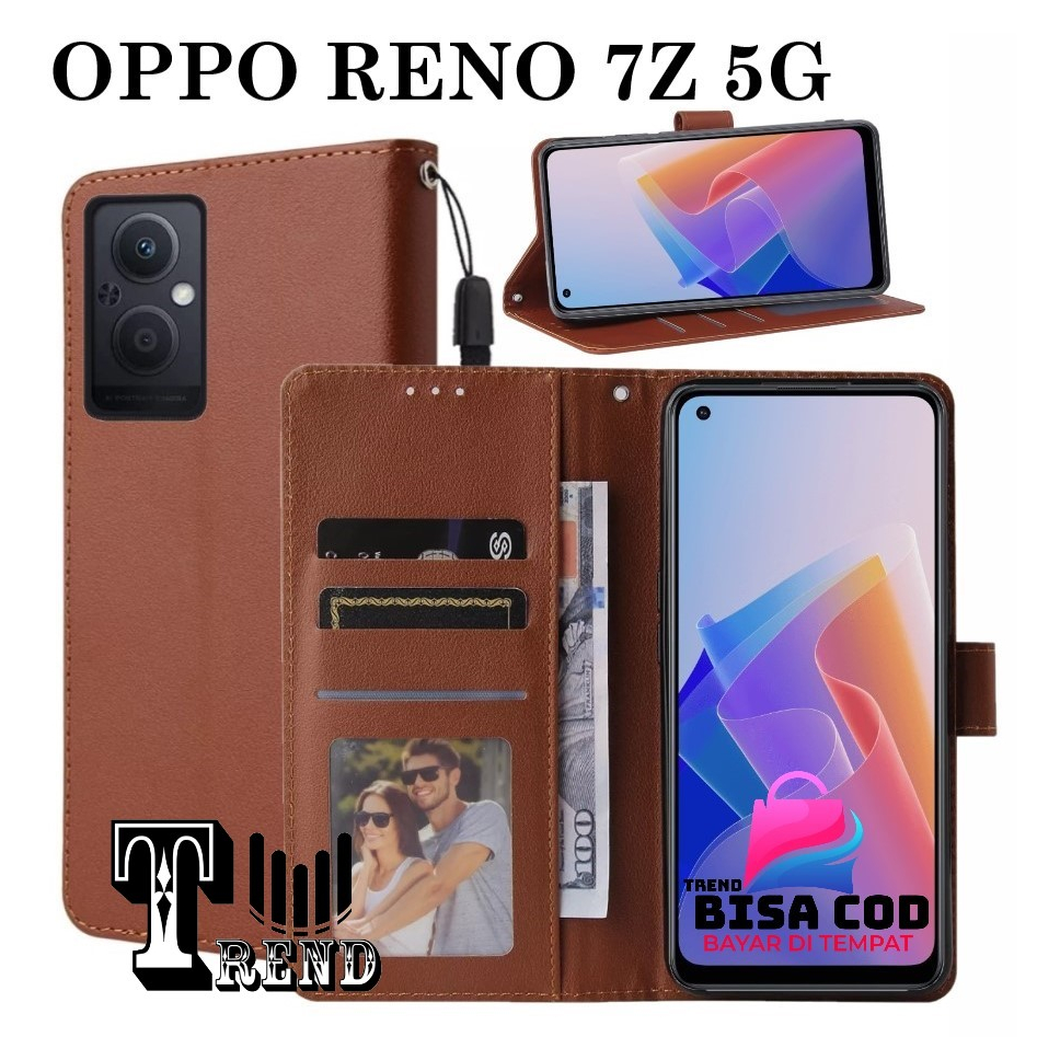 FLIP COVER OPPO RENO 7Z 5G LEATHER CASE FLIP OPPO RENO 7Z 5G